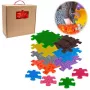Set de alfombras sensoriales ortopédicas ASKATO 11 en 1 Medium — 11 piezas de puzle (Mfk-021-01)