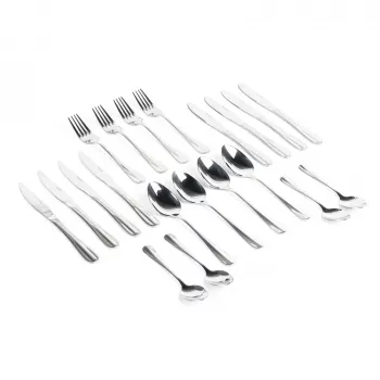 Set de cubiertos Salter BW086282EU7 — 20 piezas de acero inoxidable, apto para lavavajillas