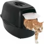 Rotho Bailey bandeja sanitaria para gatos con capucha, negra