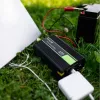 Inversor Green Cell INV12 3000 W 12 V a 230 V, 50 Hz, 1 USB, refrigeración activa, negro