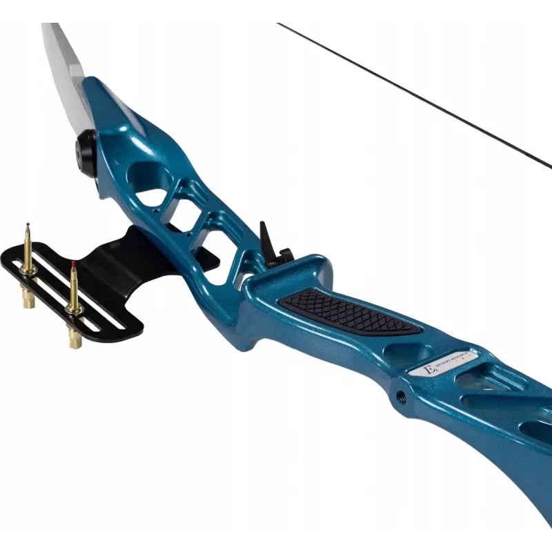 Arco recurvo Take Down POE LANG RE-023U-30 — 30 lb, 1570 mm, cuerda de 22–29 inch, azul