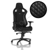 Silla gaming noblechairs EPIC Piel auténtica - Negro