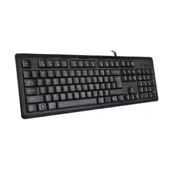 Teclado A4Tech KR-92 universal USB QWERTY inglés negro
