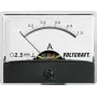 Voltcraft AM-60X46/1A/DC Instrumento de medición empotrable AM-60X46/1A/DC 1 A mecanismo de bobina móvil (AM-60X46/1A/DC)