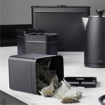 Panera Salter BW124581EU7 diseño Kuro de acero – almacenamiento de acero inoxidable para pan y bollería
