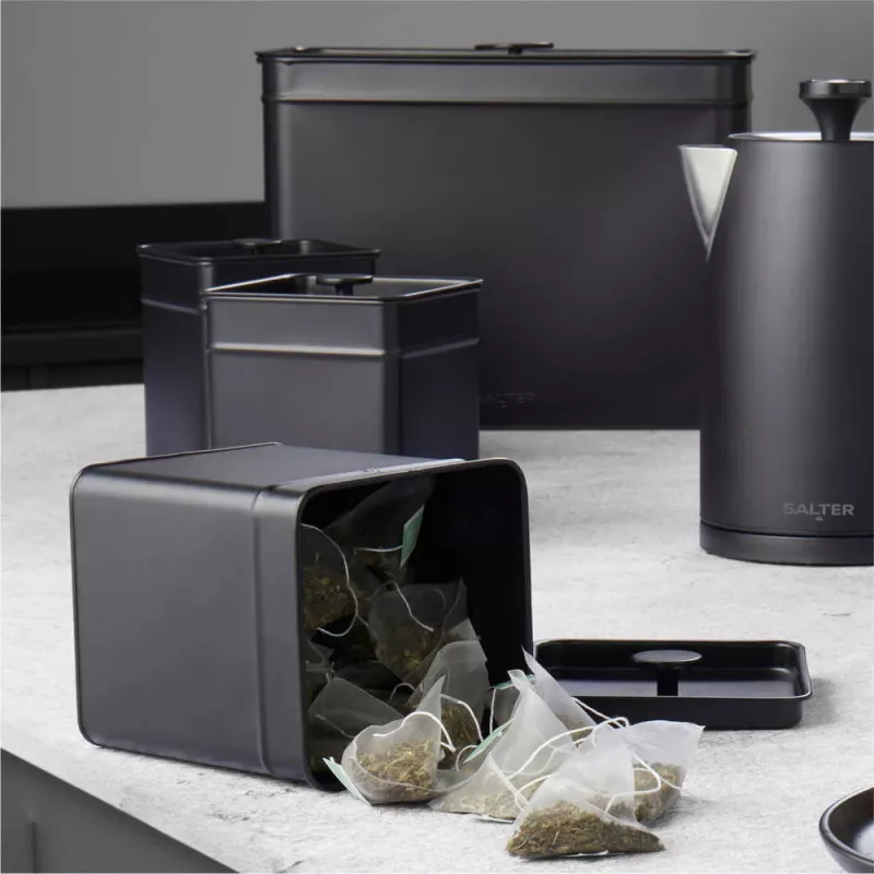 Panera Salter BW124581EU7 diseño Kuro de acero – almacenamiento de acero inoxidable para pan y bollería