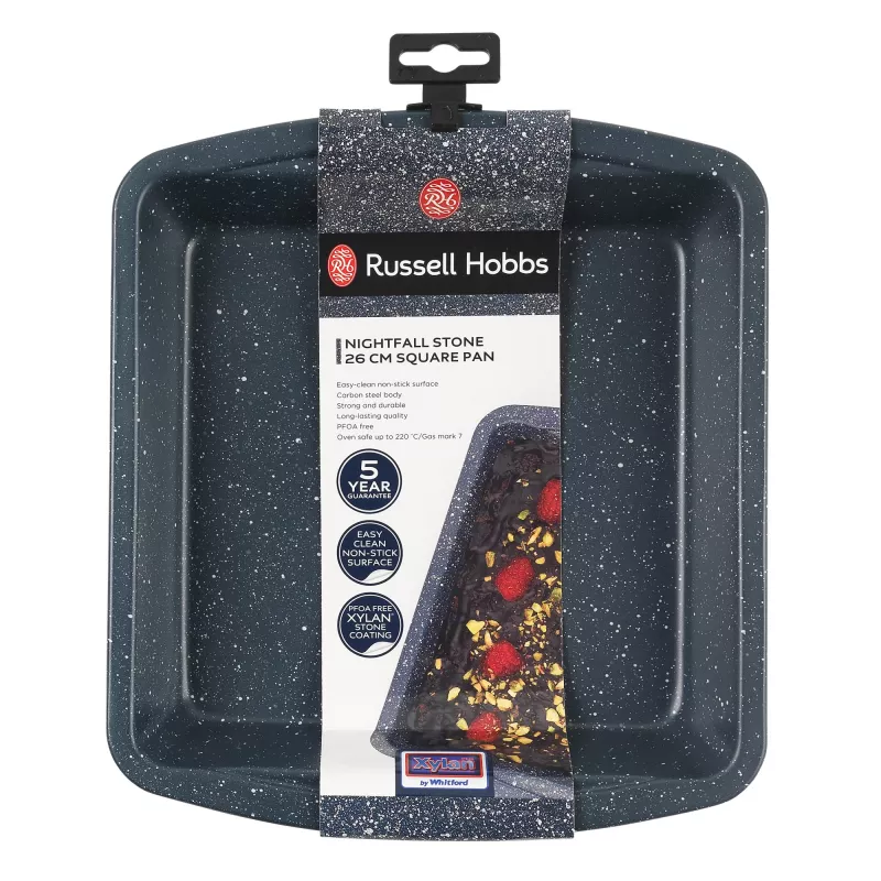 Sartén cuadrada Russell Hobbs RH00997EU73 26 cm antiadherente Stone