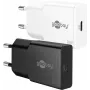 Goobay 75727 - cargador USB 20 W 1x USB-C GaN fino negro (75727)