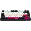 LORGAR KBP7075W teclado gaming mecánico inalámbrico 75 %, negro/rojo, EN