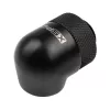 Adaptador XSPC 90° G1/4 rosca macho a G1/4 rosca hembra, giratorio, negro