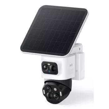 Anker Innovations Eufy SoloCam S4, cámara de seguridad IP, interior y exterior, inalámbrica, techo/pared, negra, blanca, forma de bala
