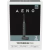 Cepillo de dientes eléctrico sónico AENO Sonic DB6: negro, 5 modos, carga inalámbrica, 46000 rpm, 40 días sin cargar, IPX7