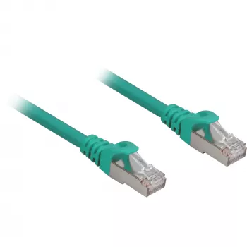 Cable de red Sharkoon Cat.6a SFTP RJ-45 Cat6a 0,25 m verde
