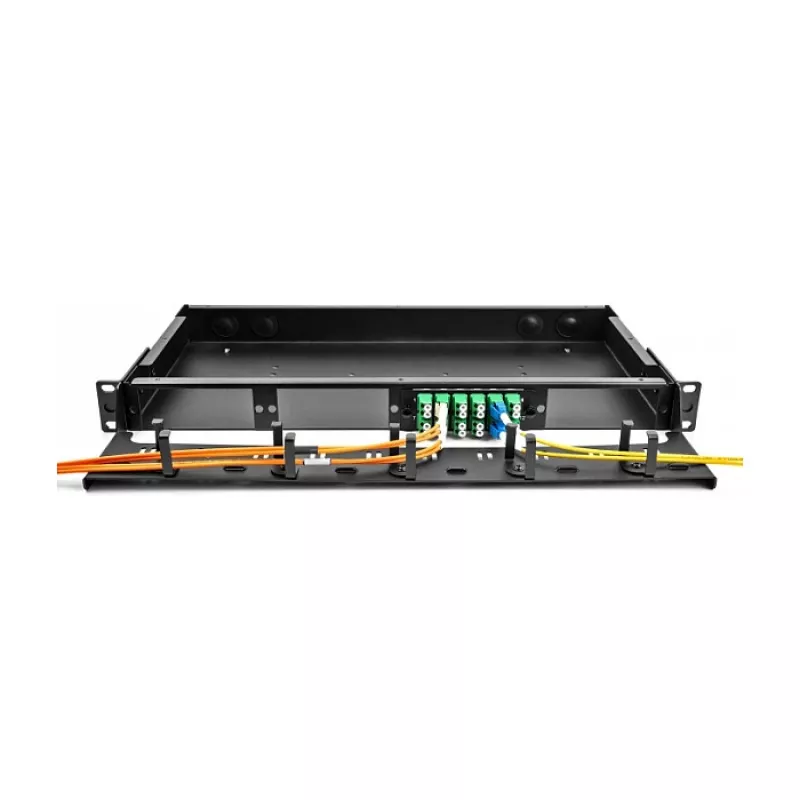 DeLOCK casete Fiber Optic HD conector macho MPO a 12× conector hembra SC simplex 12 fibras monomodo 9/125 µm