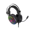 Auriculares gaming Havit RGB negros 2016D con cable y diadema