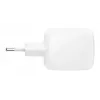 Cargador rápido AC de interior Belkin WCH020KQ2MWH-B6 – 2x USB-C, cable integrado de 2 m, blanco