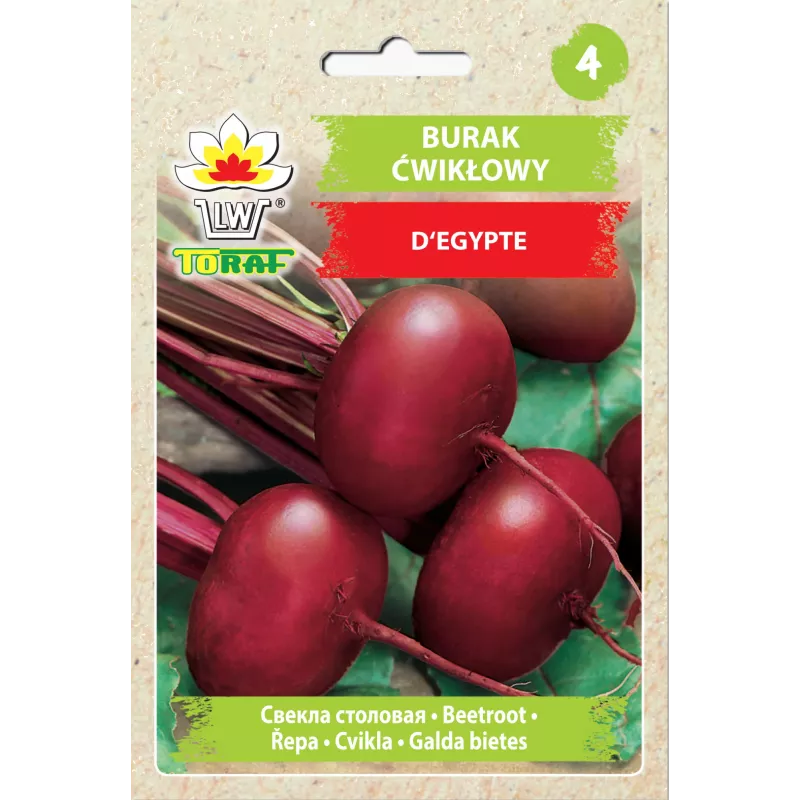 Semillas de hortalizas remolacha egipcia D'Egypte Toraf, paquete de 10g