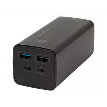Powerbank portátil BLOW PB20G 20000mAh PD 65W, entrada/salida USB-C, 2 salidas USB-A, negro