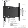 Vogels | Soporte de pared | MA2000-A1 | Fijo | 26-40 pulgadas | Capacidad máxima 30 kg | Negro