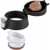 Vaso de viaje EMSA N2151700 0,4 L, negro mate, cierre flip