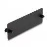 Tapa ciega de fibra óptica DeLOCK negra 109 mm metal