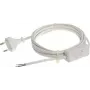 Cable de alimentación AS Schwabe 70631, 3,00 m, blanco, cable de red