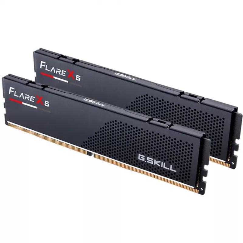 DIMM 64 GB DDR5-6000 (2x 32 GB) Dual-Kit, memoria RAM negra, F5-6000J3636F32GX2-FX5, Flare X5, INTEL XMP, AMD EXPO