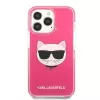 Karl Lagerfeld KLHCP13XTPECPI iPhone 13 Pro Max 6.7 funda rígida fucsia/FUSCHIA Choupette Head