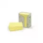 Notas adhesivas 3M 655-1T rectangulares amarillas 100 hojas