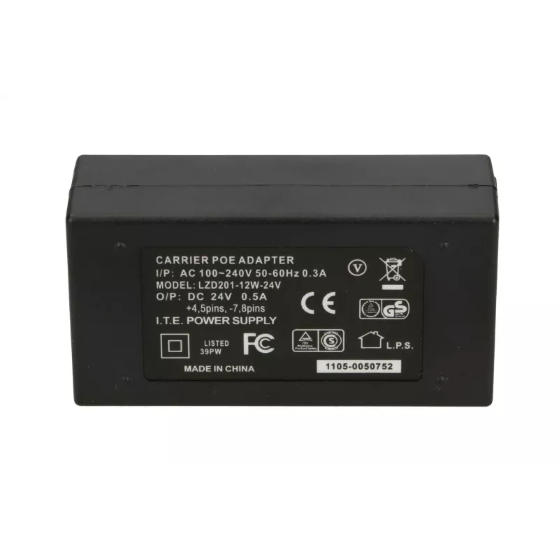 Alimentación PoE Extralink POE-24-12W 24V 0.5A 12W cable de alimentación incluido