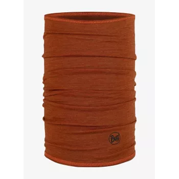 Braga de cuello multiusos ligera Buff de lana merino - canela
