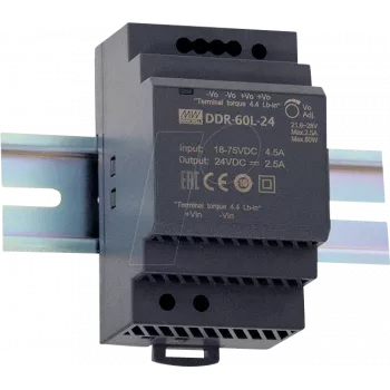 Fuente de alimentación MEAN WELL DDR-60G-12