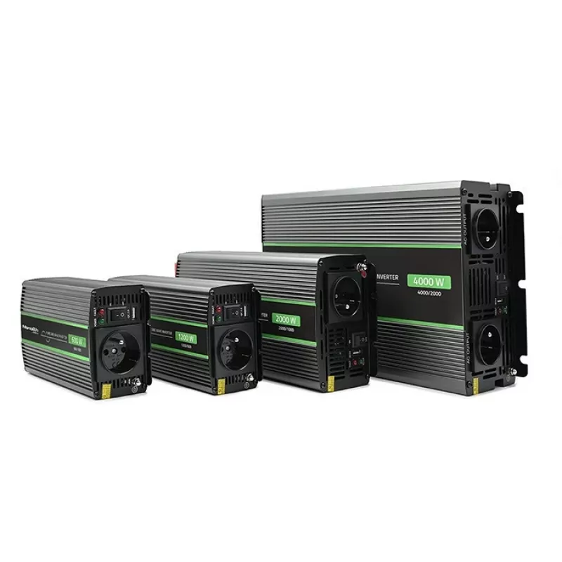 Qoltec Monolith Adaptador/convertidor de corriente para coche 4000 W Negro