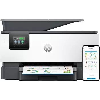 HP OfficeJet Pro 9120b Impresora multifunción inalámbrica en color, Impresión a doble cara; Copiadora, Escáner