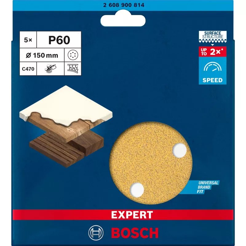 Bosch 2 608 900 814 herramienta rotativa accesorio de lijado/amolado madera hoja de lijar