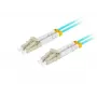Cable de fibra óptica LANBERG FO-LULU-MD31-0030-TQ, OM3, LC–LC, 3 m, Aqua