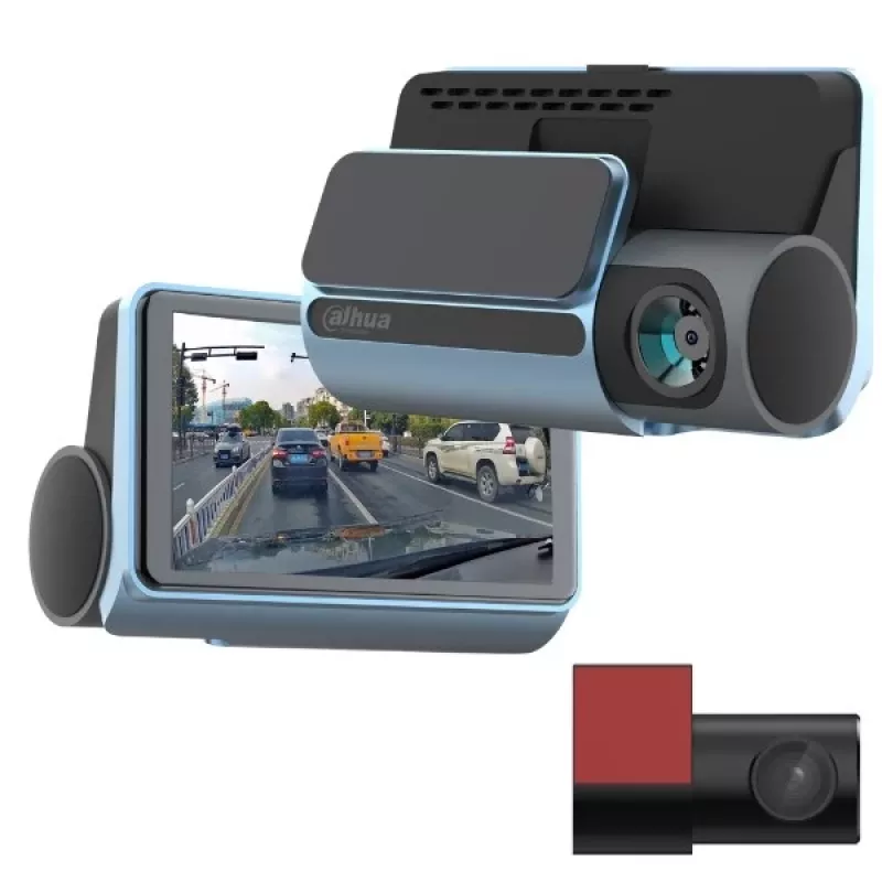Dashcam Dahua Technology DHI-DAE-HC3511GW-S8 4K Ultra HD Wi-Fi USB negra, azul