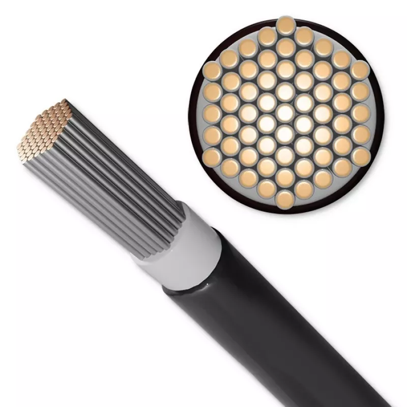 Cable solar fotovoltaico Qoltec 53853 | 6mm² | 100m | negro