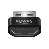 Adaptador MHL Delock HDMI-A hembra > USB Type-A macho negro