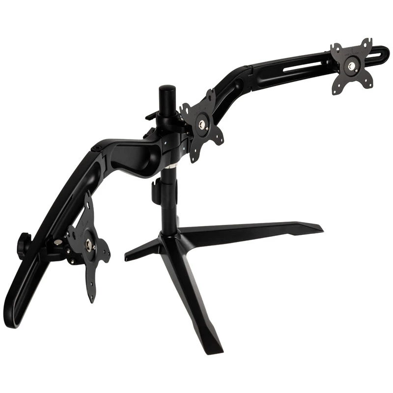 SilverStone SST-ARM31BS soporte de brazo para tres monitores, negro