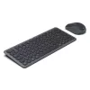 Conjunto de teclado y ratón multidispositivo negro gris