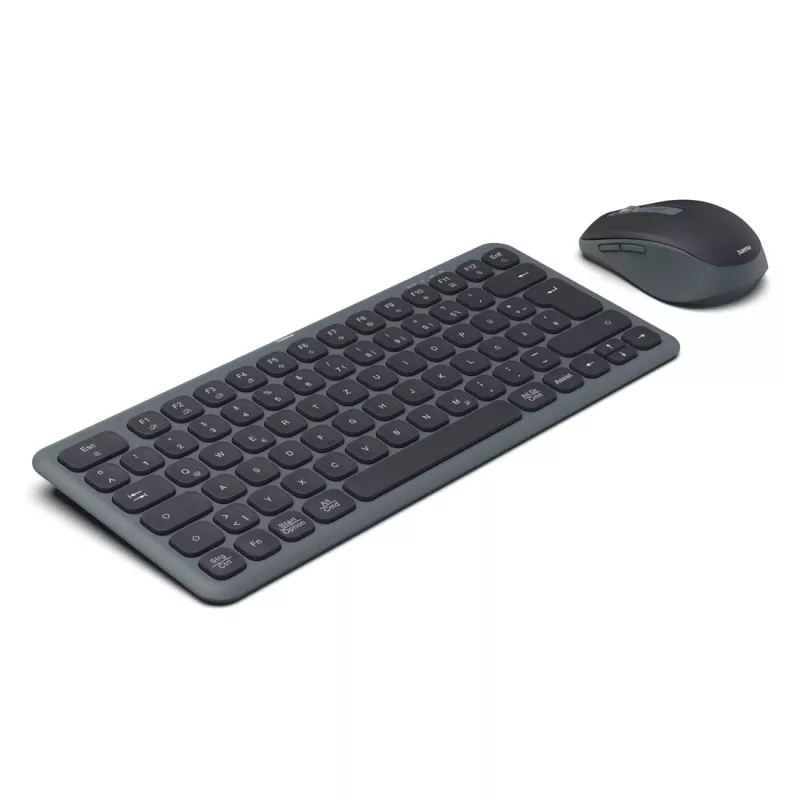 Conjunto de teclado y ratón multidispositivo negro gris