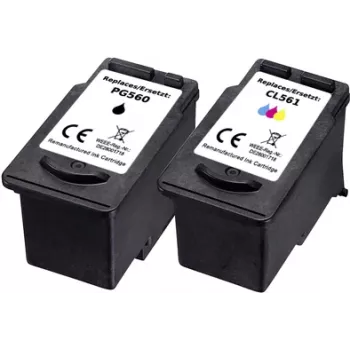 Renkforce pack combinado de tinta sustituye a Canon PG-560 + CL-561 (3713C006) compatible negro, cian, magenta, amarillo RF-I-C-PG560CL561BKCMY2PK RF-5706084 (RF-5706084)