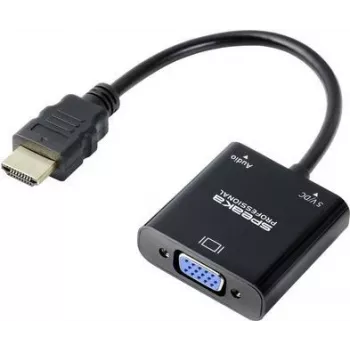 SP-10352148 adaptador HDMI [1x - 1x VGA] negro estándar 0,15 (SP-10352148)