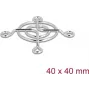 Rejilla para ventilador DELOCK 67304 metal, 53×53 mm, plata — accesorio de refrigeración para ordenador