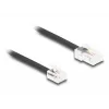 Cable telefónico DeLOCK conector RJ45 a conector RJ11 negro 3 m