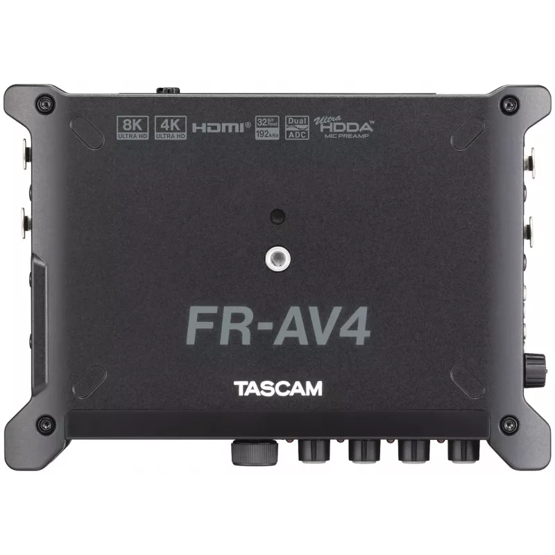 Grabadora de audio portátil Tascam FR-AV4 de 4 canales