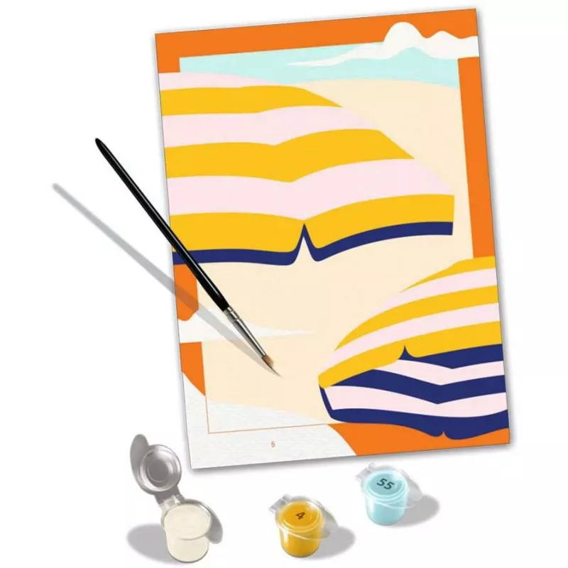 Set de pintura Ravensburger CreArt Sunny Times — set de pintar por números sobre lienzo