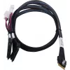 Cable SAS ADAPTEC Microchip Technology 2305500-R SlimSAS ×8 a 2×2SFF-8639 U.2, 0,8 m, negro