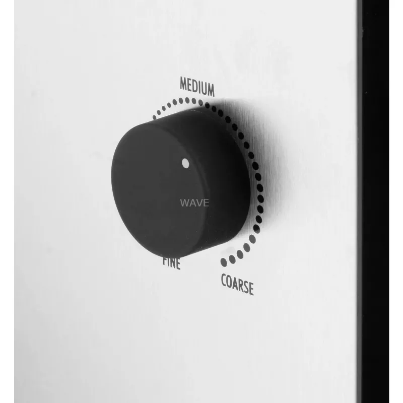 Molinillo de café De’Longhi KG89 — 120 g Capacidad de granos, 110 W, 12 tazas, Carcasa de acero inoxidable y plástico